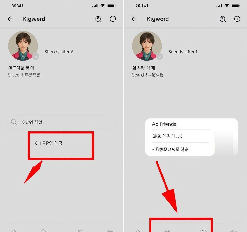 카톡 프로필 검색 친구추가 방법 카카오톡 프로필 키워드 설정