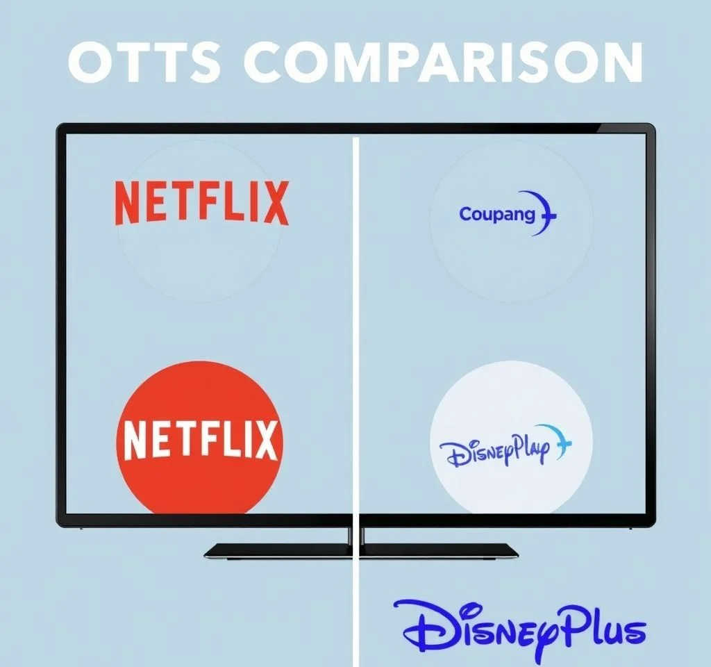 OTT 사이트 비교 넷플릭스 쿠팡플레이 디즈니플러스 장단점