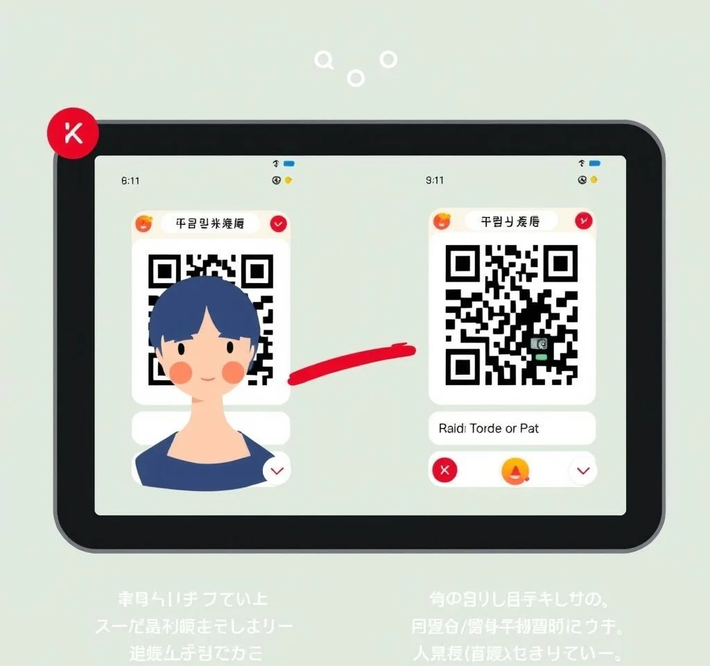 카톡 카카오톡 QR코드 친구추가 방법