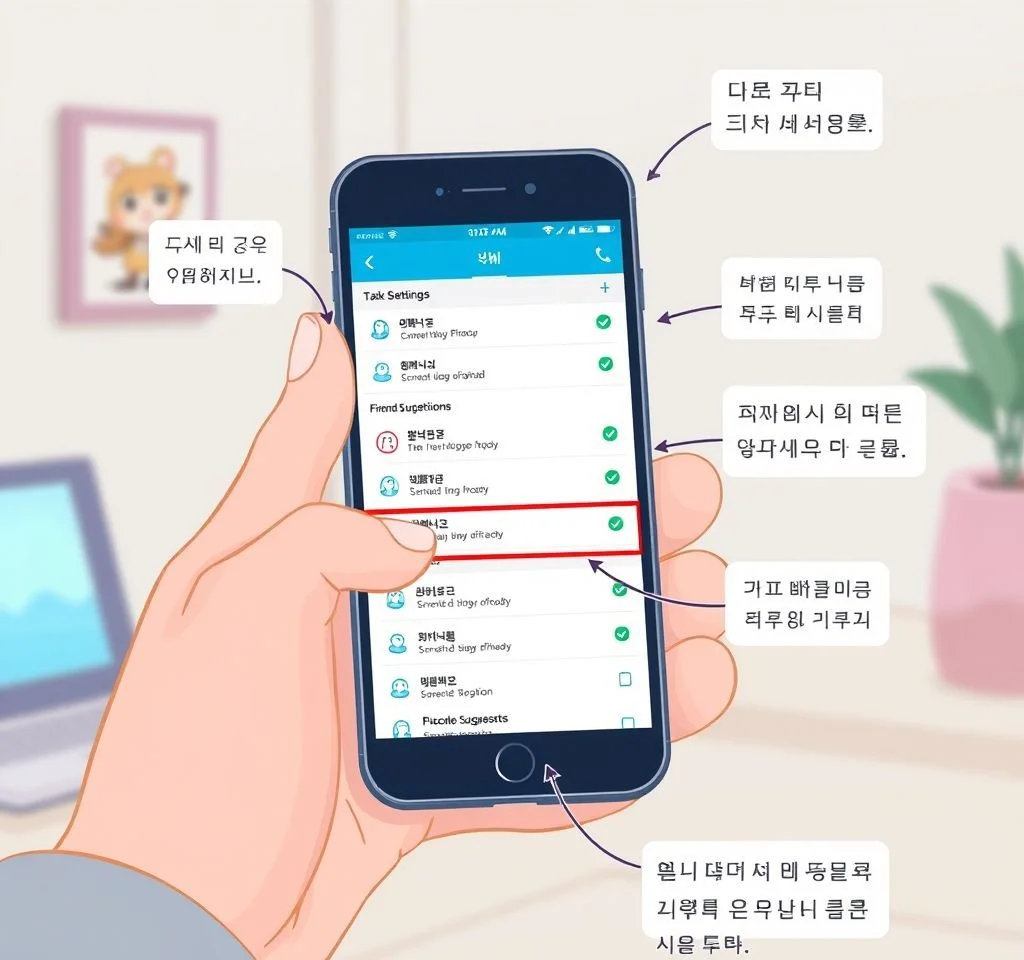 카카오톡 친구추천 안뜨게 하는 5가지 완벽한 설정 방법과 숨겨진 기능 총정리