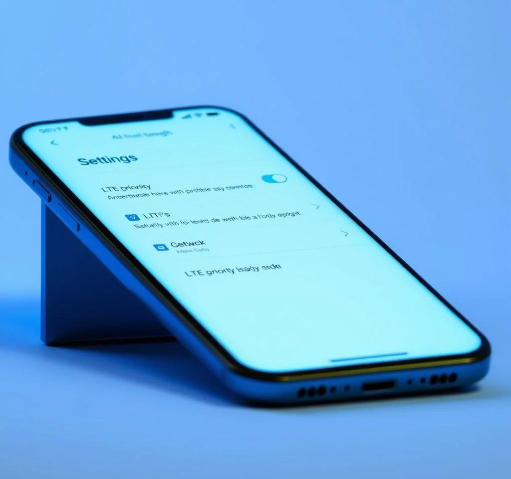 아이폰 갤럭시 5G 끄기 LTE 우선모드 설정 방법