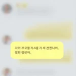 카톡 스포방지 기능 업데이트 메시지 블러 가리기