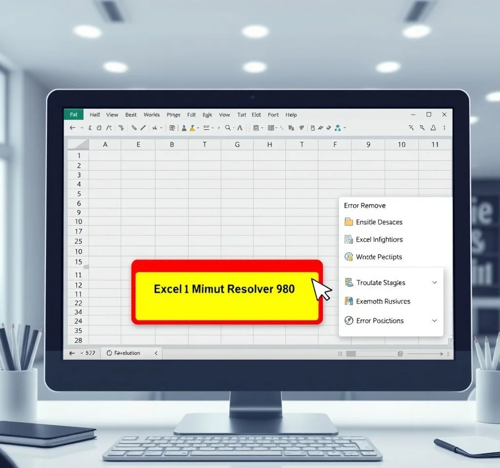오류 표시를 없애려면 (EXCEL 1분 해결사 980)