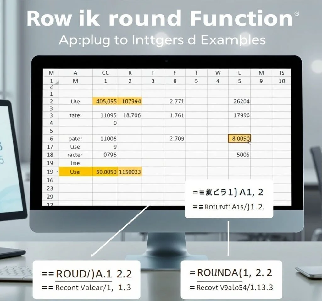 소수 부분과 정수 부분을 반올림하려면 (엑셀 ROUND 함수)