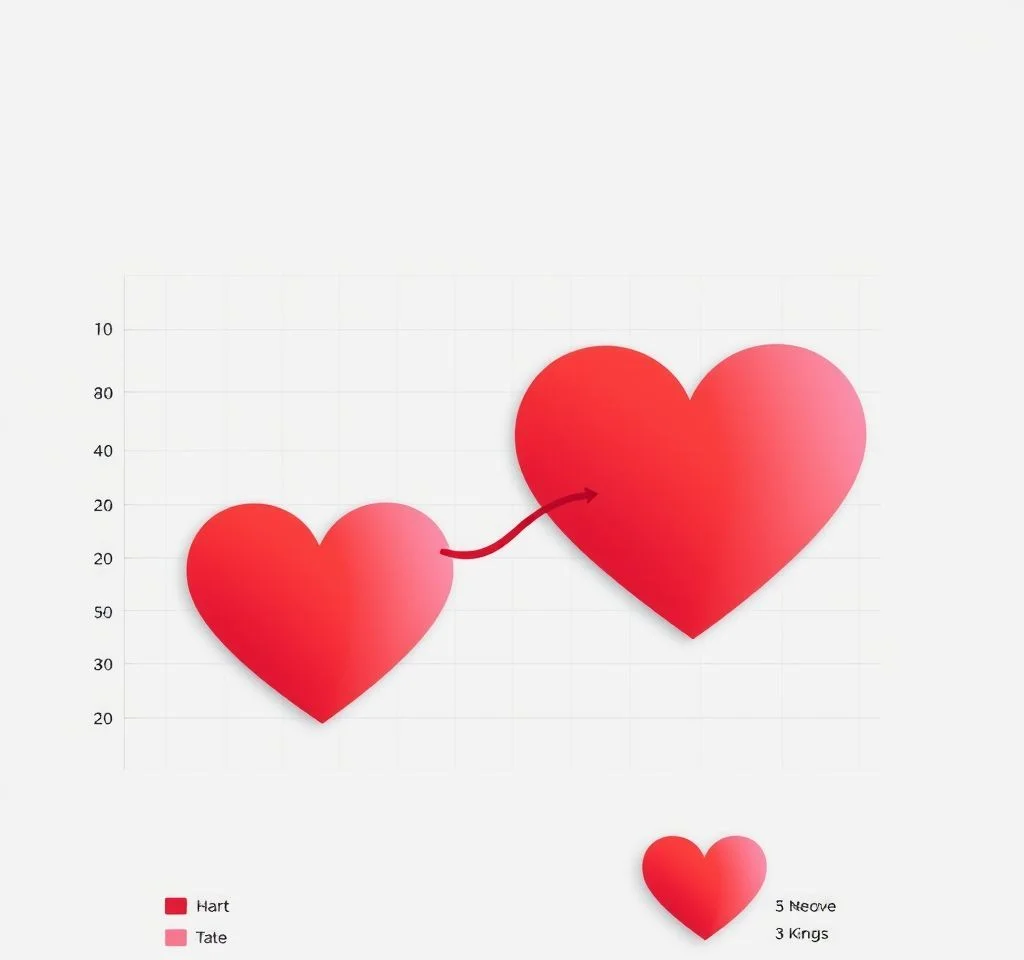 엑셀로 움직이는 하트 모양 차트 만들기 (정말 쉬워요!)
