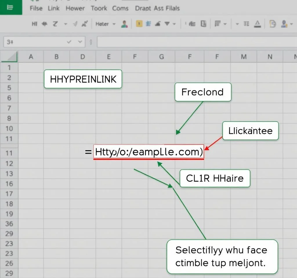 엑셀 HYPERLINK 함수를 사용해서 링크를 지정하려면