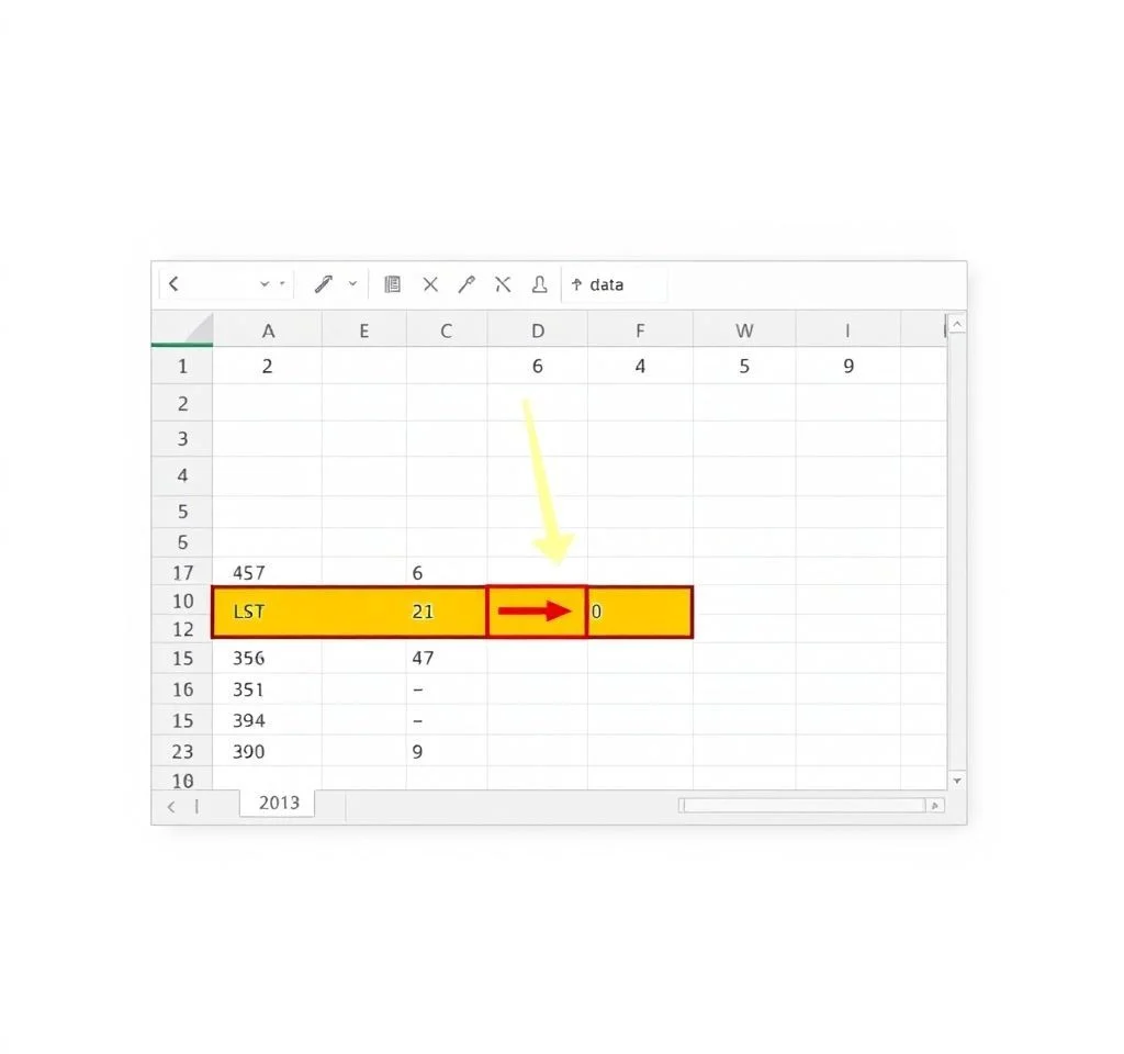 데이터 목록의 일부 데이터만 수정하는 간단한 방법(엑셀)