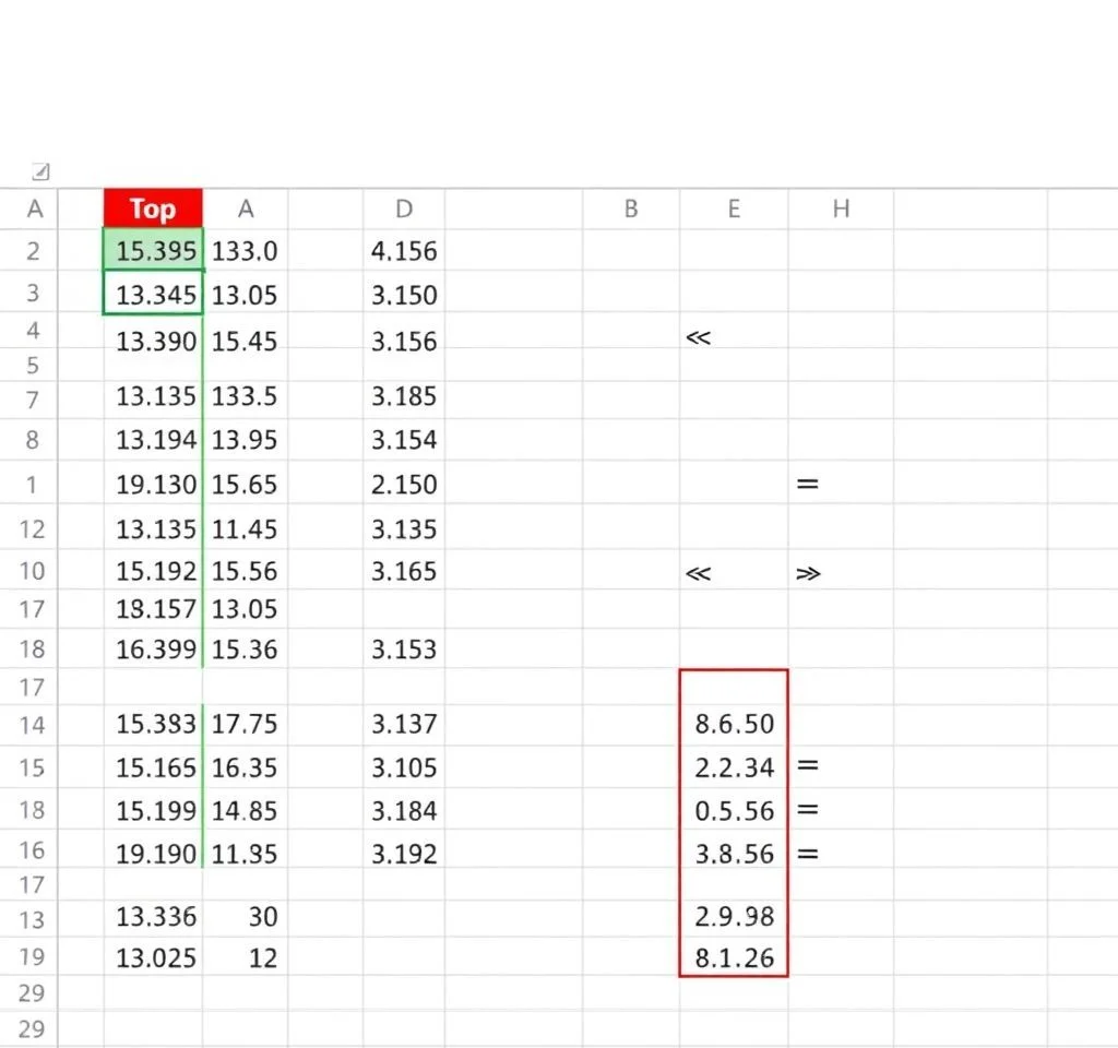 엑셀 숫자 목록에서 상위 n개, 하위 n개의 합계를 구하려면 (엑셀 ...