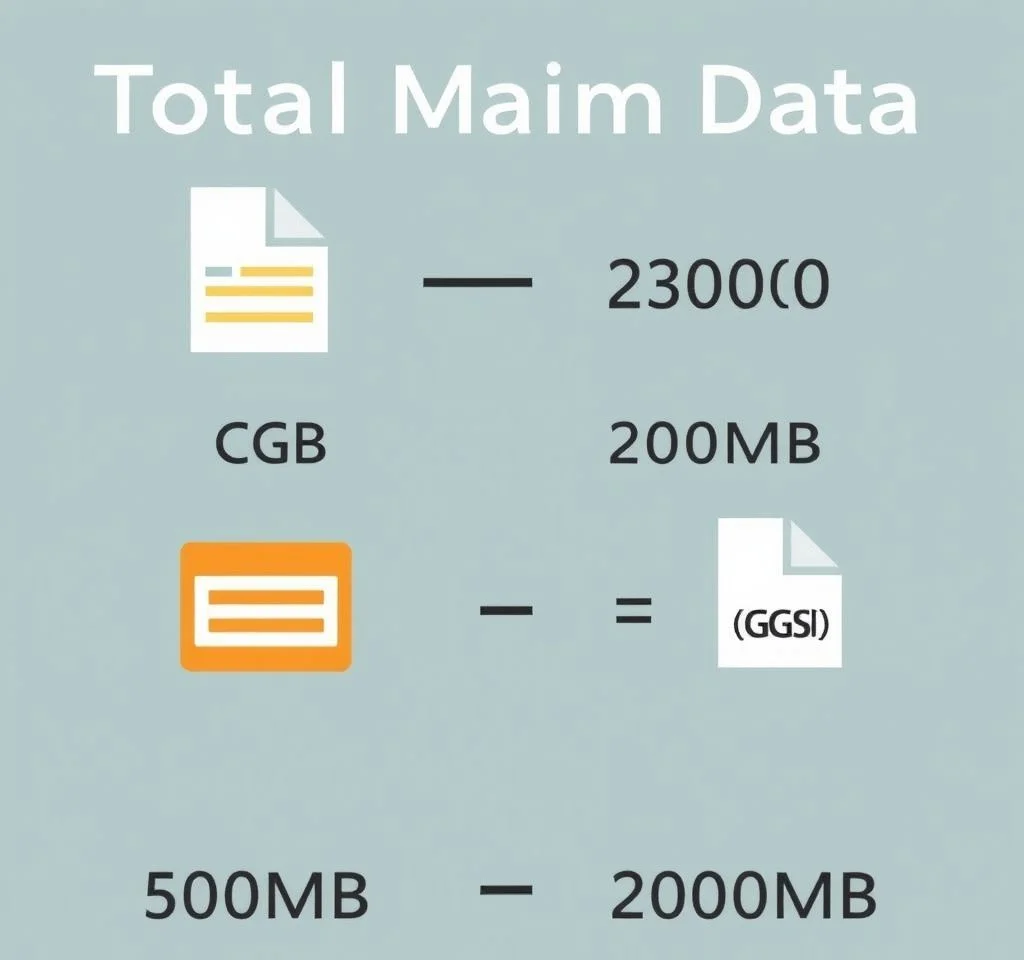500MB , 2GB와 같이 단위가 있는 데이터의 단위별 합계를 구하...