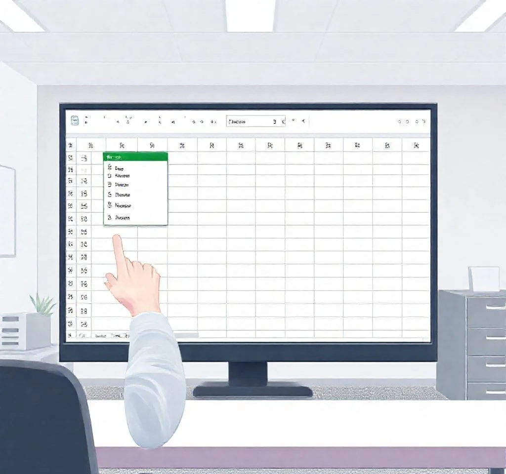 Excel에서 드롭다운 목록 선택에 따라 열을 숨기거나 표시하려면 어떻게 해야 하나요?