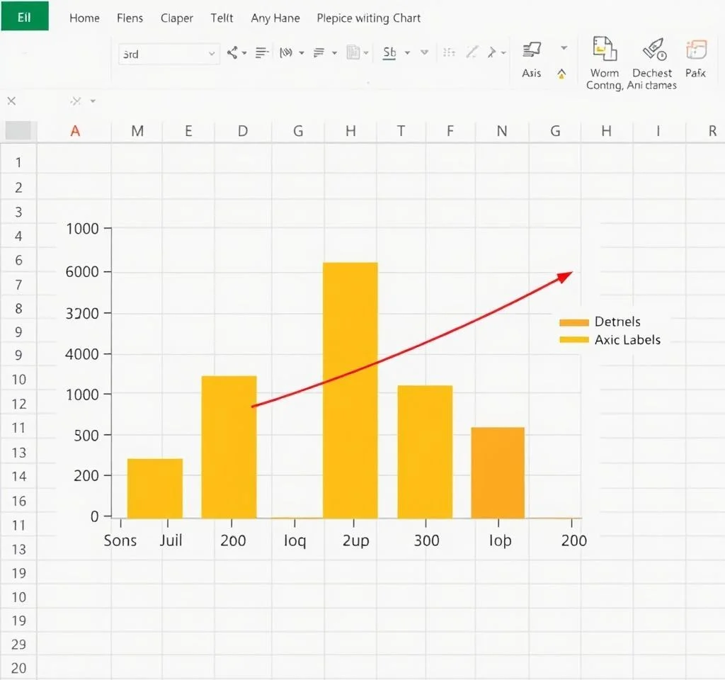 Excel에서 차트에 축 레이블을 추가하는 방법은 무엇입니까?
