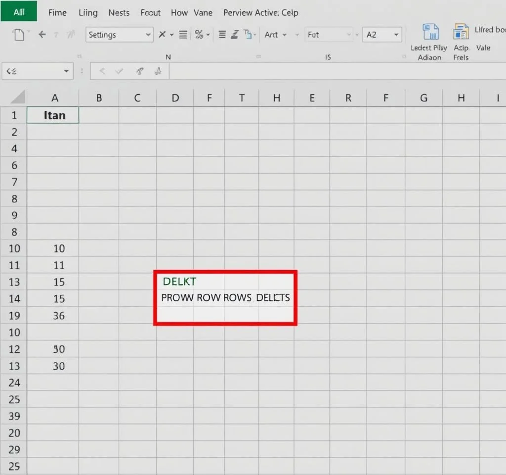 Excel에서 특정 행 또는 활성 셀 아래의 모든 행을 삭제하려면 어떻게 해야 합니까?