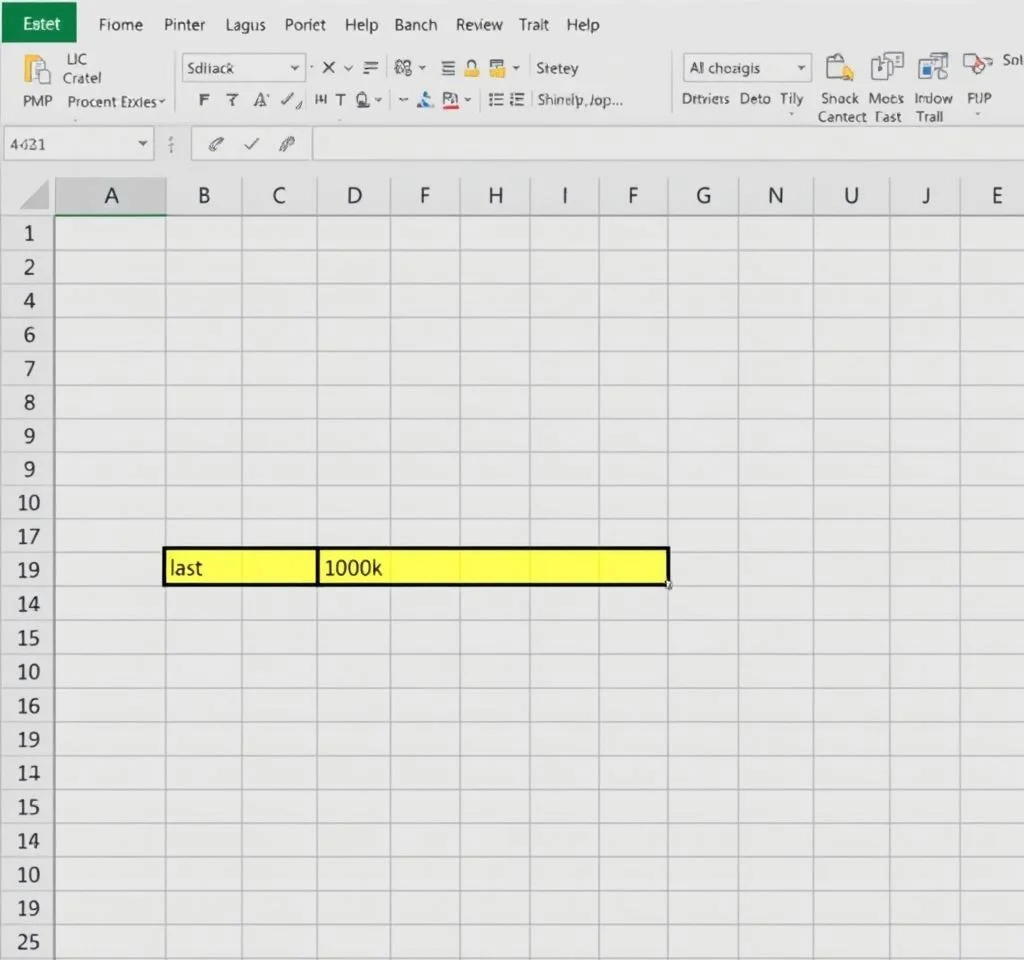 Excel에서 마지막 행/셀을 강조 표시하는 방법은 무엇입니까?