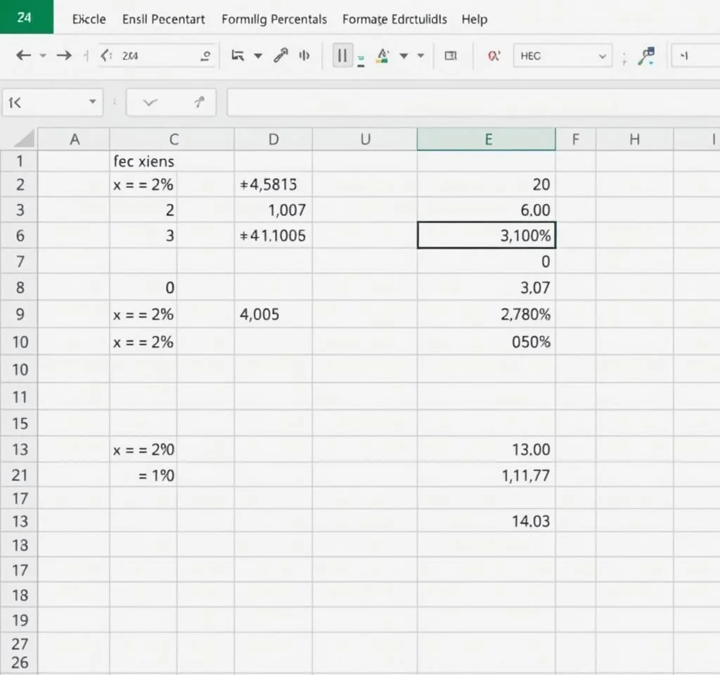 Excel에서 백분율 계산하기 - 7가지 수식 예제