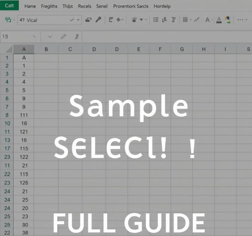 Excel에서 무작위 표본 선택하기 (전체 가이드)