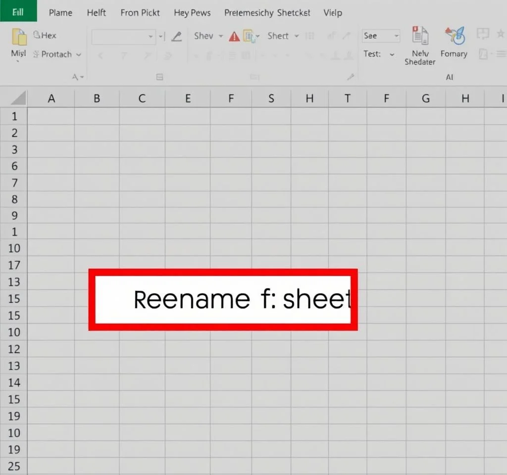 엑셀에서 시트 이름을 바꾸는 간단한 방법