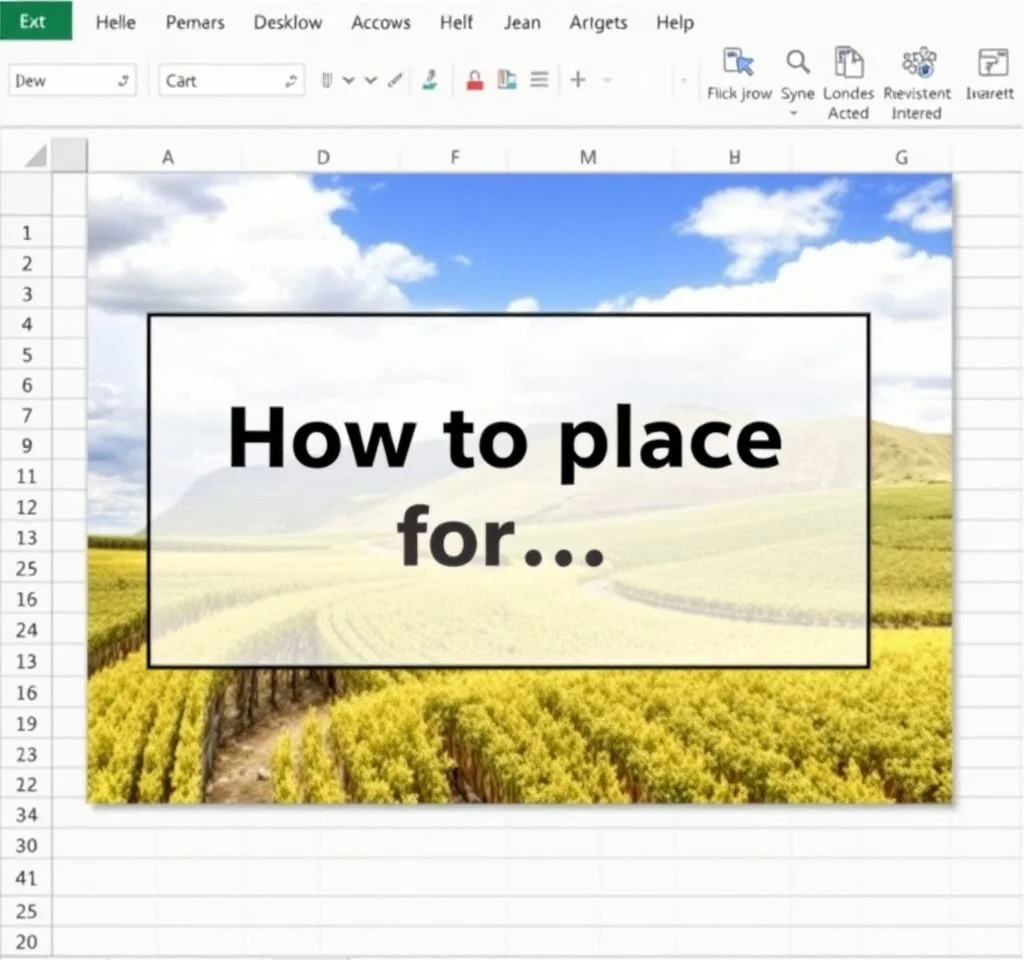 Excel에서 그림 위에 텍스트 상자를 배치하는 방법은 무엇입니까?