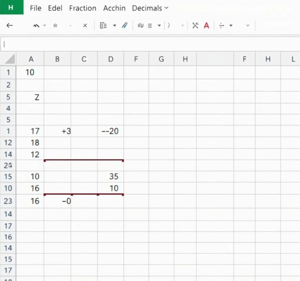 Excel에서 분수와 소수 간 변환하는 방법은 무엇입니까?