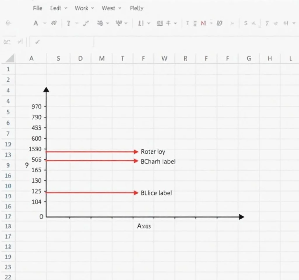Excel의 차트에서 축 레이블을 회전하는 방법은 무엇입니까?