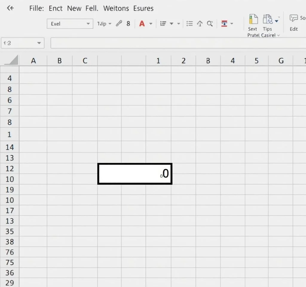 Excel에서 빈 셀을 0 또는 기타 특정 값으로 채우는 방법은 무엇입니까?