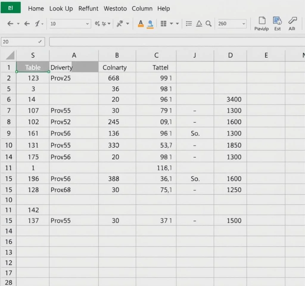 Excel 테이블에서 여러 열을 반환하기 위해 vlookup을 사용하는 방법은 무엇입니까?