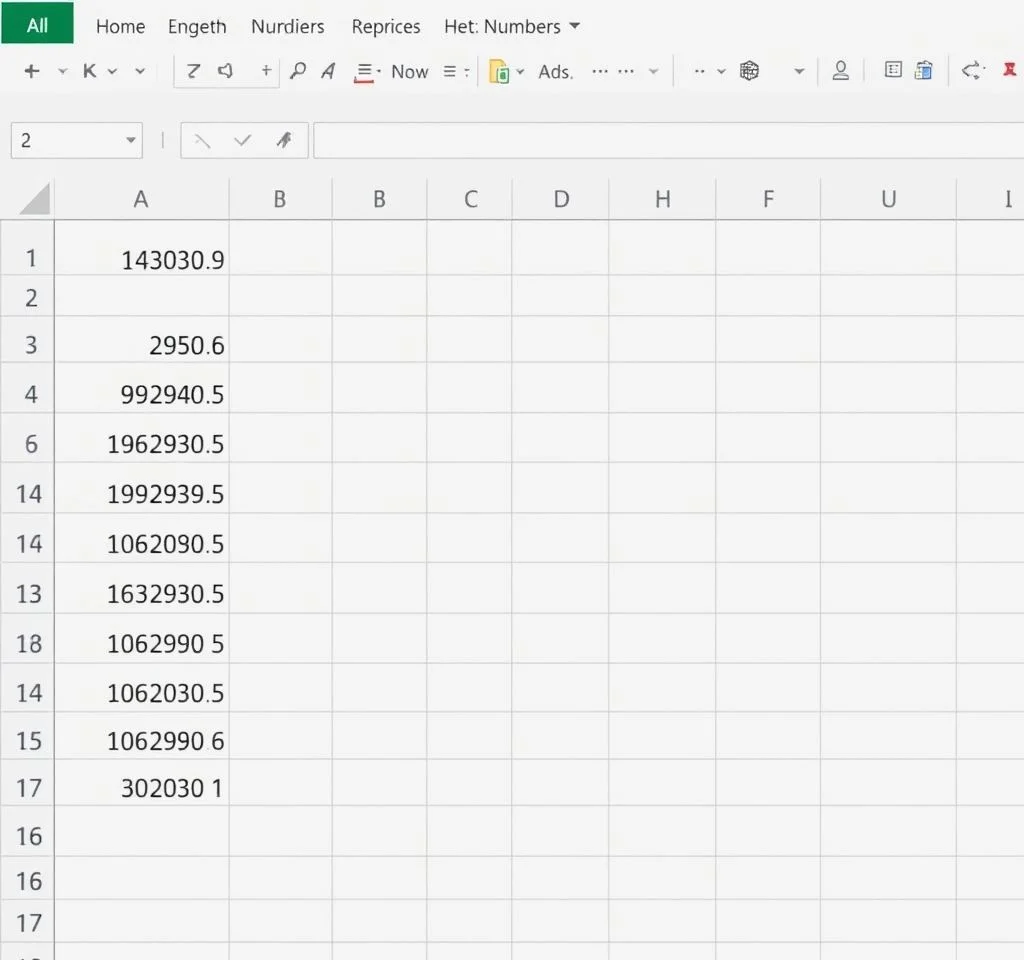 Excel에서 숫자 목록에 선행 작은따옴표 추가하기
