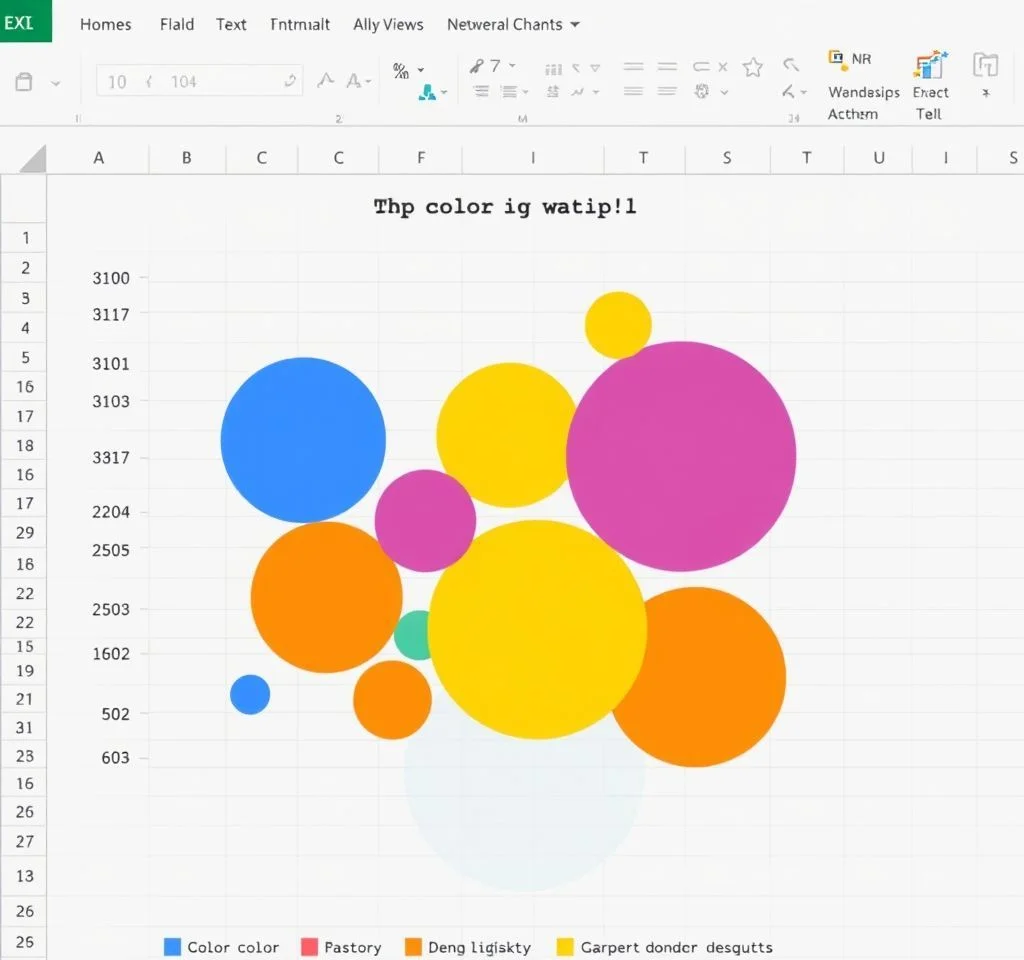 Excel에서 범주에 따라 버블 차트 색상을 변경하는 방법은 무엇입니까?