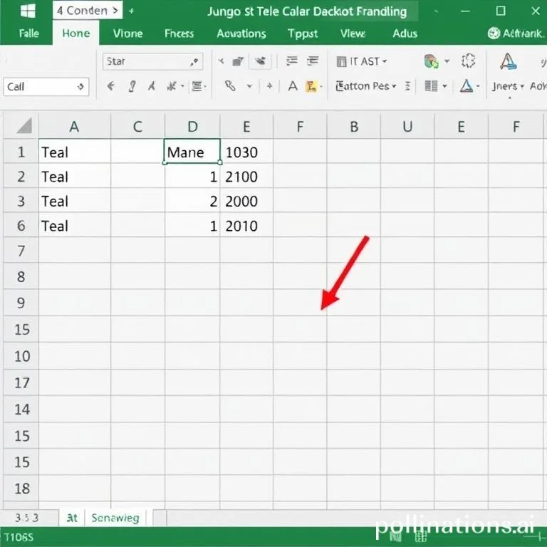 Excel에서 선택 영역의 맨 아래로 빠르게 이동하려면 어떻게 해야 하나요?