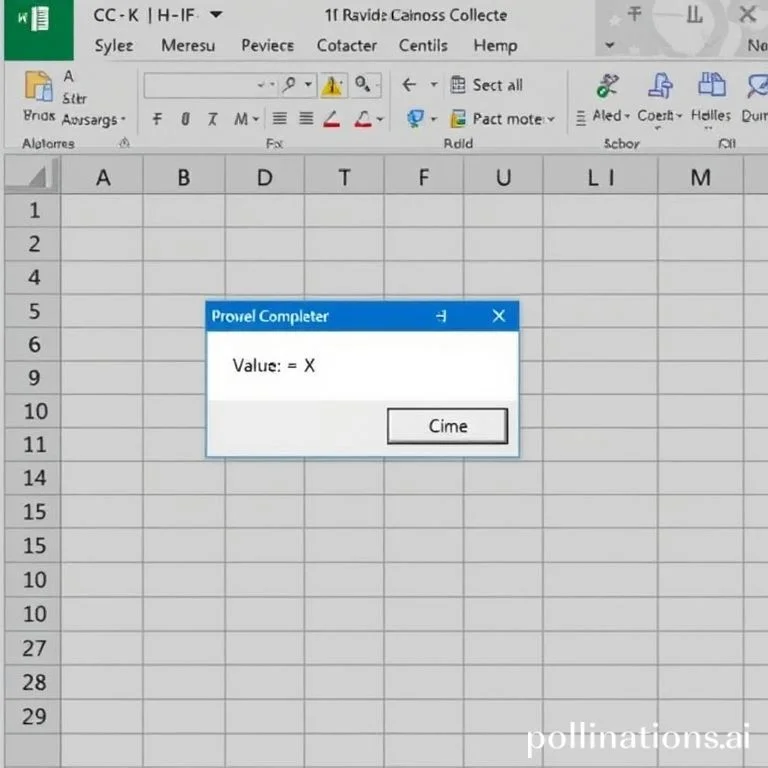 Excel에서 셀 값이 “X”와 같을 경우 메시지 상자를 띄우려면 어떻게 해야 하나요?