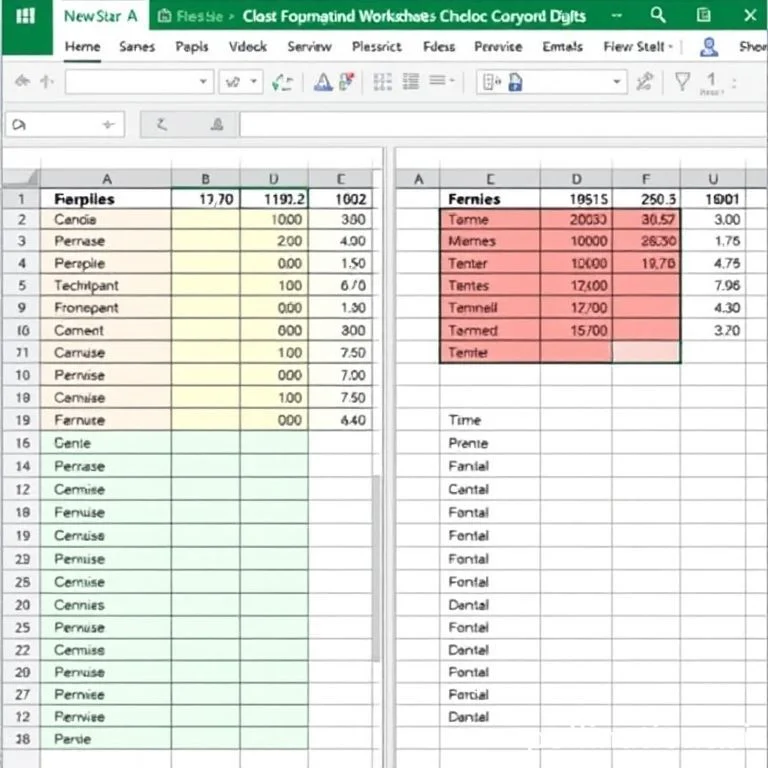 다른 워크시트/워크북에 걸쳐 조건부 서식을 적용하는 방법은 무엇입니까?