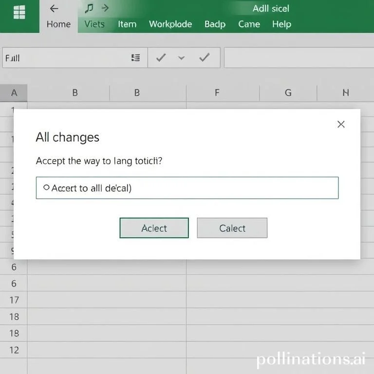 Excel에서 모든 변경 내용을 수락하거나 거부하는 방법은 무엇입니까?