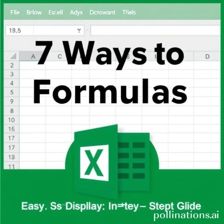 Excel에서 수식을 표시하는 7가지 방법 (쉬운 단계별 가이드)