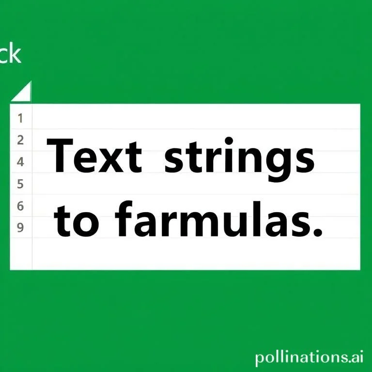 Excel에서 텍스트 문자열을 수식으로 변환하는 방법은 무엇입니까?