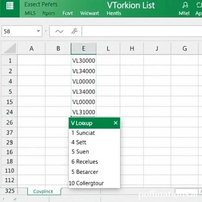 Excel에서 드롭다운 목록으로 VLOOKUP을 사용하는 방법은 무엇입니까?
