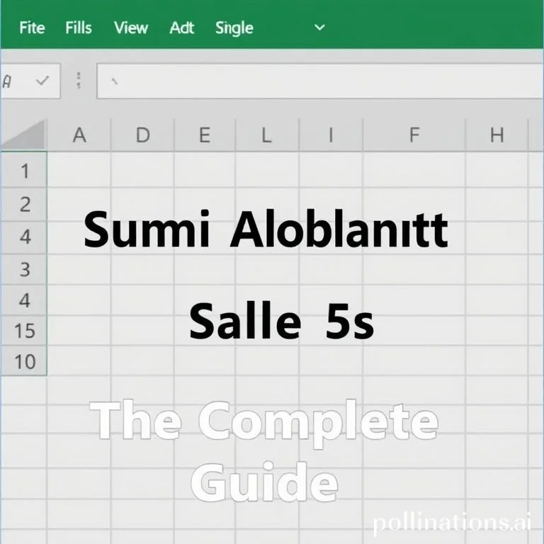 Excel에서 절대값의 합계 구하기 - 완벽 가이드