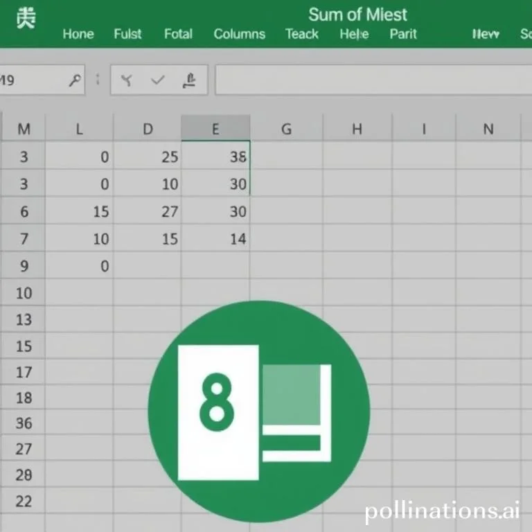 Excel에서 열을 합산하는 방법 (7가지 방법)