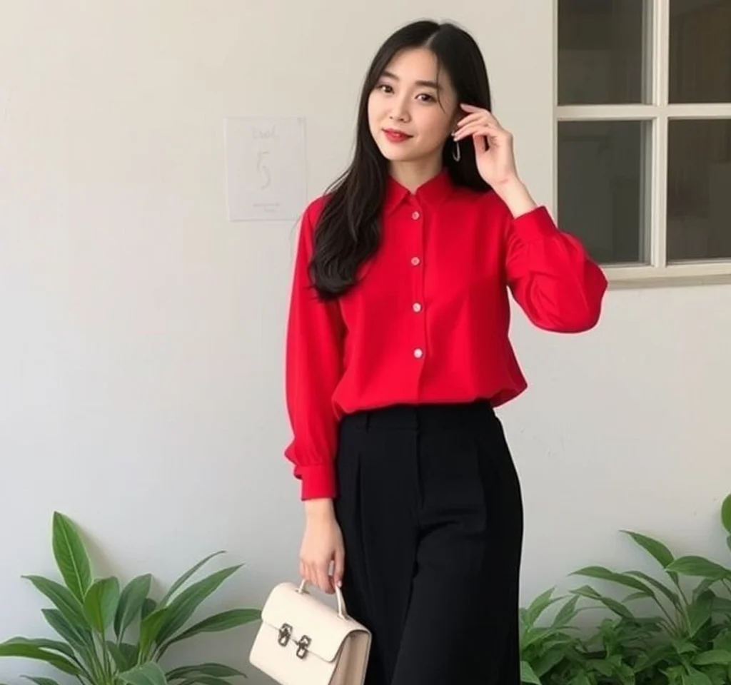 아이유 빨간 블라우스 구매하기 7가지 완벽한 방법과 스타일링 팁