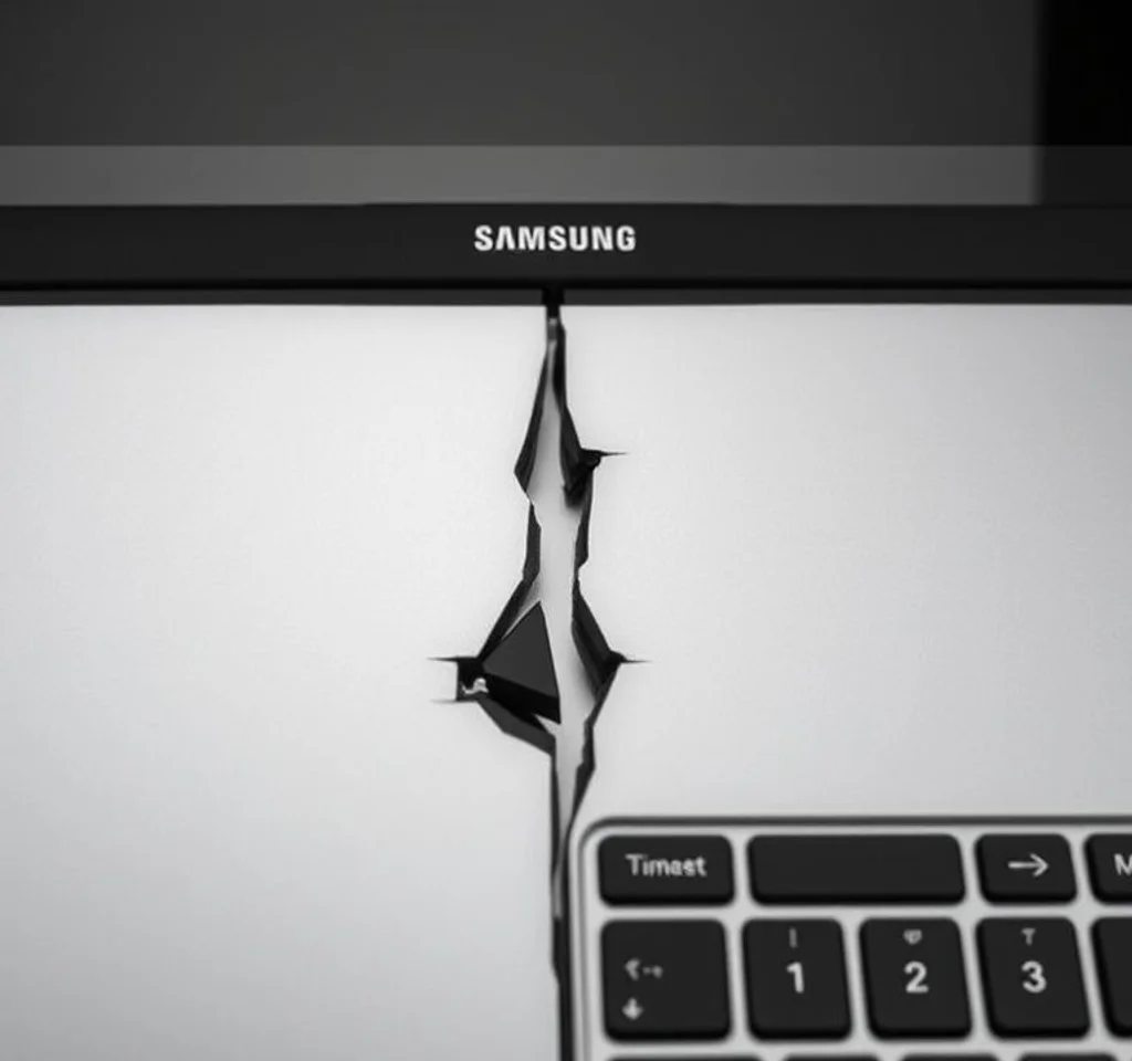 삼성 노트북 접합부 파손