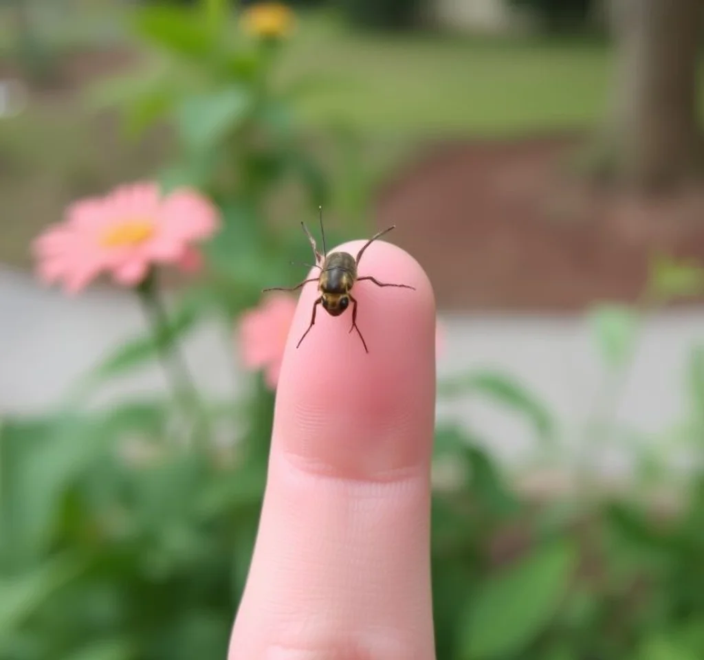 손가락에 뭐가 나있어요.