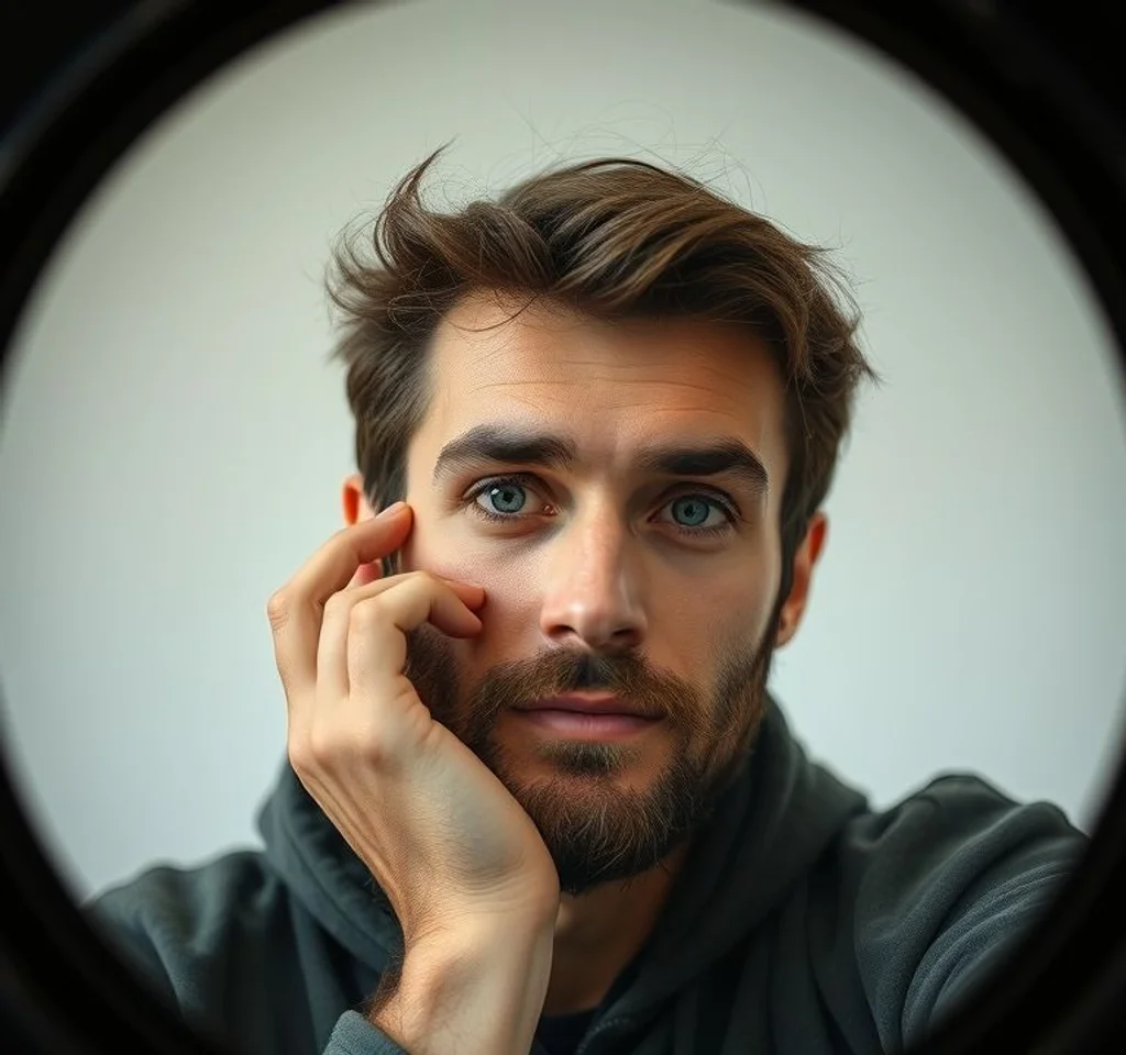 렌즈미 메가룩 미드썸 체감직경 알려주세요ㅜ