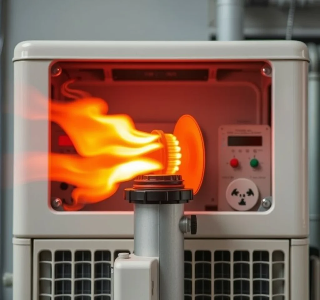 업소용간택기 공기조절기부분 발열